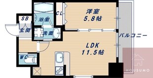 ORSUS新大阪の物件間取画像